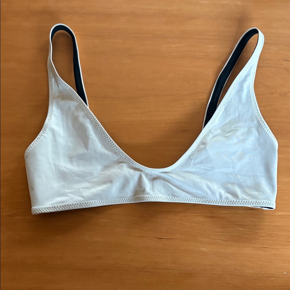 Elegant White Bikini Top